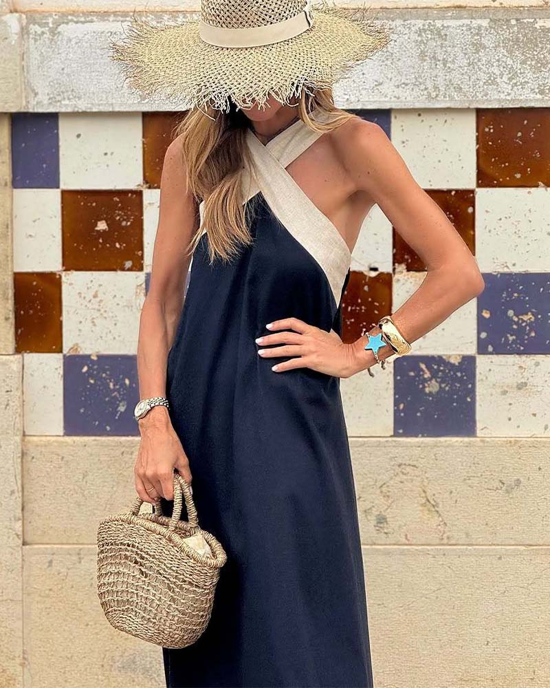 Orella | Cross-Neck Dress