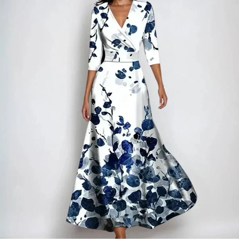 Emily - Luxury Floral Maxi Dress